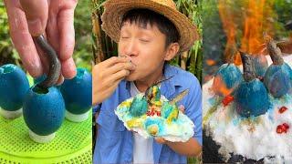 Are green eggs made of pigments?|Chinese Mountain Forest Life And Food #MoTiktok #Fyp