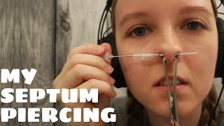 Piercing My Septum At Home!