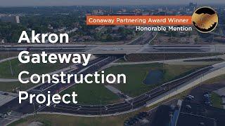 Akron Gateway Construction - Akron, Ohio - ODOT District 4 and Shelly & Sands