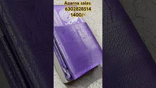 bridal silk material contrasting rich pallu and running blouse #trending #saree #subcribe