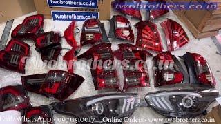 All custom led tail lights available if you want then call or WhatsApp us on 9711510017 ,09811690017