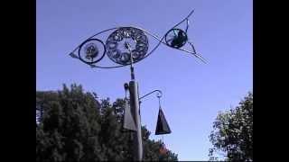 Flying Fish wind vane and bouy bells