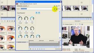 Create cartoon effect from video in Sony Movie Studio