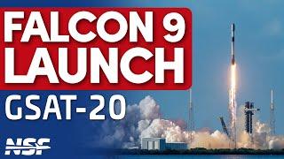  FULL REPLAY: SpaceX Launches GSAT-20