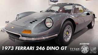 1973 FERRARI 246 DINO GT OFFSET DETAILING ESSEX