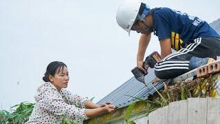 Trinh burst into happiness when the kind engineer helped rebuild the house | Garden life