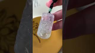 白冰厚装龙牌#翡翠直播 #翡翠 #翡翠吊墜 #收藏级