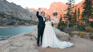 Jess and Logan - Beautiful Sunrise Mountain Elopement in Indian Peaks Wilderness, Colorado