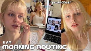 (eng) ˚ THAT GIRL 8AM Morning Routine | Как я провожу своё утро, чтобы потом быть продуктивной?