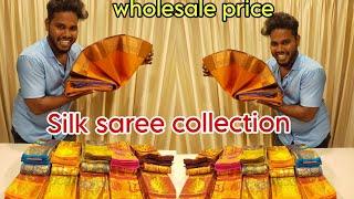 wedding silk sarees in wholesale price in Pondicherry #silksaree #wholesalesilksarees #silkyhair