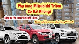 Phụ tùng Mitsubishi Triton có Đắt không? Bảng giá Phụ tùng Mitsubishi Triton