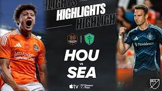 Houston Dynamo FC vs. Seattle Sounders FC | Full Match Highlights | Albert Rusnák Brace!
