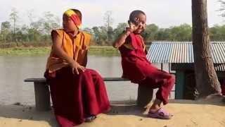 Happy monks