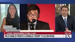 Milei se reunió con Trump, Elon Musk y Stallone. El análisis de Soledad Cedro.