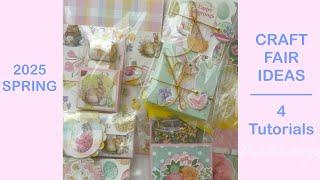 2025 Craft Fair Ideas & Tutorials for Spring Paper Gifts