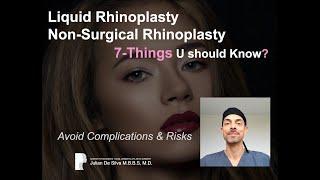 Liquid Rhinoplasty AKA Non-Surgical Rhinoplasty. Everything you need to know to get the Best Results