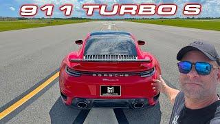 Taking my Daily Driver to an Airstrip! * Porsche 911 Turbo S 1/2 Mile Testing