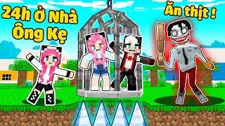 REDHOOD THỬ THÁCH 24H Ở NHÀ CÙNG ÔNG NGOẠI MA QUÁI TRONG MINECRAFT*MỀU TRỐN KHỎI NHÀ ÔNG GIÀ QUÁI DỊ