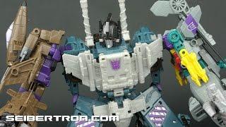 Transformers Combiner Wars Bruticus Review with Combaticons and Shockwave