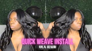 QUICKWEAVE INSTALL ft ULA HAIR | SLAYING IT WITH RAY 