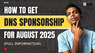 How to get DNS Sponsorship of Companies for August Batch 2025 #imucet #dnssponsorship