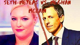 Seth Meyers Vs. Meghan McCain: The Late Show Showdown AUDIO INCLUDED!!!
