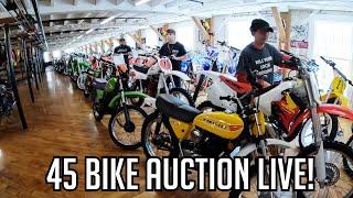 45 BIKE AUCTION LIVE NOW!