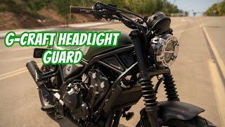 G-Craft Headlight Guard for the Honda SCL500 / CL500 Scrambler + Super Clean