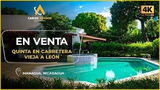  FAMILIAR! Quinta en Venta en Carretera Vieja a León, Managua | Bienes Raíces Nicaragua