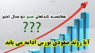 آیا روند صعودی بورس ادامه می یابد؟مقایسه کندلهای سبز دو سال اخیر