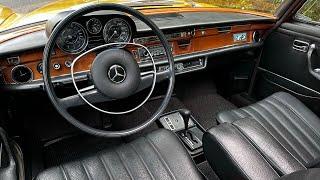 1973 Mercedes-Benz 280SE 4.5 in Ikon Gold interior/engine bay/trunk video 9/18/24