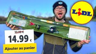 Je teste une CANNE A PÊCHE A 14,99€ LIDL ! (Ouverture truite 2024)