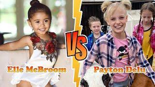 Payton Delu Myler (Ninja Kidz Tv) VS Elle McBroom Transformation  New Stars From Baby To 2023