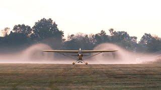 Late Summer Afternoon Cub Flying after a Flooded Start and near miss With a Few Deer.