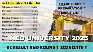 Ned university 2025 admission