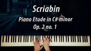 Vlad Girshevich Playing Scriabin - Piano Etude in C# minor, Op. 2 no. 1