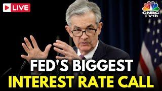 Jerome Powell LIVE: The Fed's Biggest Interest Rate Call In Years | FOMC Meeting | US Market | N18G