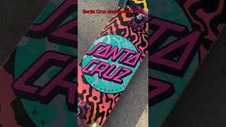 Santa Cruz skateboard deck with clear grip tape! #santacruzskateboards #skateboarding