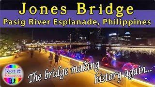 Jones Bridge, The bridge making history again! #footit  #quems #jonesbridge #pasigriveresplanade