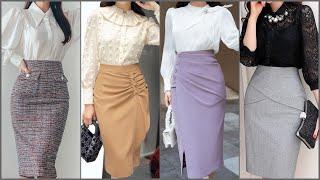 pencil bodycon skirts ideas for office work attire