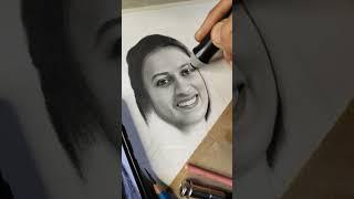 pencil sketch on A4 size #realisticpotrait #sketching #artist