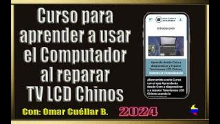 Detalles sobre el Curso para aprender a usar el Computador al reparar TV LCD Chinos