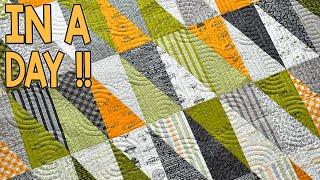 Pike's Peak | Layer Cake Quilt Pattern | In A Day | Quick and Easy