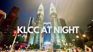  KLCC at Night / Saloma Link Bridge