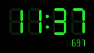 Ticking Digital Clock