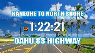 HAWAII 83 HIGHWAY FULL DRIVING  OAHU NORTHEAST ️ Kaneohe to Haleiwa Town Hawaii John 4K Drive