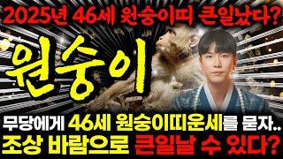 [2025년 1980년생 46세 원숭이띠운세] 80년생 원숭이띠 분들의 2025년 운세는 과연 어떨까? 조상 바람으로 인한 큰일이 닥칠 것이다? 80년생 46세 원숭이띠 운세