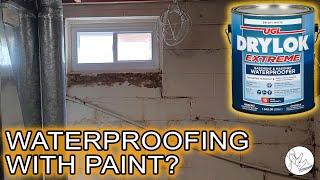 Water Proofing Basement with Drylok