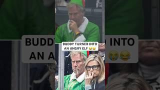 Will Ferrell Dressed Up As Buddy The Elf At The Kings Game 