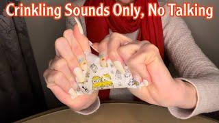 ASMR * Intense Crinkle Sounds Only! * No Talking * ASMRVilla